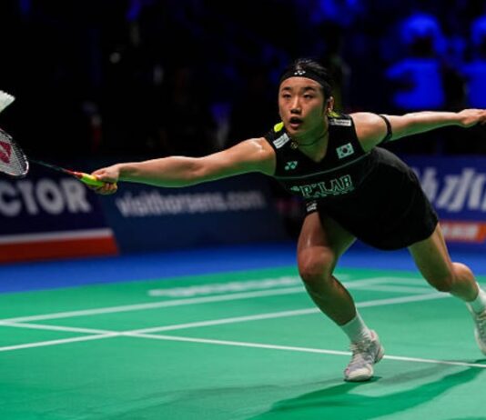 An Se Young powers South Korea to a commanding start at the 2026 Uber Cup with a clinical singles performance in top-level badminton. (Photo: AFP)