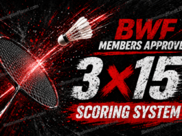 Badminton World Federation introduces new 3x15 scoring system aimed at faster matches and improved player recovery.
