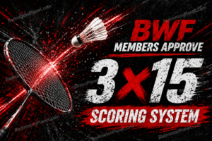 BWF Confirms New 3×15 Scoring System Starting 2027 — What It Means for the Future of Badminton