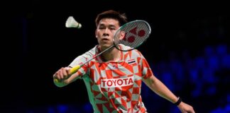 Despite a standout opening victory from Kunlavut Vitidsarn, Indonesia narrowly defeated Thailand 3–2 in their second Group D clash at the 2026 Thomas Cup. (Photo: AFP)