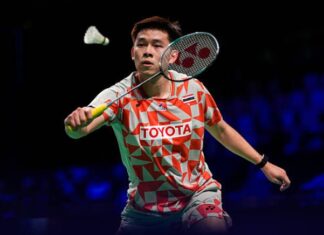 Despite a standout opening victory from Kunlavut Vitidsarn, Indonesia narrowly defeated Thailand 3–2 in their second Group D clash at the 2026 Thomas Cup. (Photo: AFP)