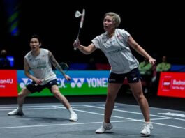 Malaysia’s Chen Tang Jie and Toh Ee Wei progress to the second round of the 2026 Badminton Asia Championships in Ningbo, China. (Photo: AFP)