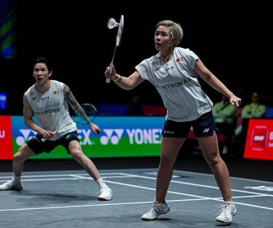 Malaysia’s Chen Tang Jie and Toh Ee Wei progress to the second round of the 2026 Badminton Asia Championships in Ningbo, China. (Photo: AFP)