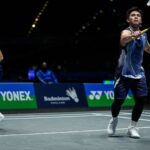 Malaysia badminton pair Goh Sze Fei and Nur Izzuddin Rumsani continue their strong run at the Thailand Open 2026 by advancing into the quarterfinals. (Photo: AFP)
