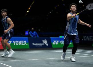 Malaysia badminton pair Goh Sze Fei and Nur Izzuddin Rumsani continue their strong run at the Thailand Open 2026 by advancing into the quarterfinals. (Photo: AFP)