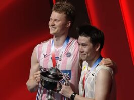 Anders Antonsen Denies Kunlavut Title Defense to Win Thailand Open 2026 Crown Denmark badminton star Anders Antonsen (L) captured the Thailand Open 2026 crown after a thrilling comeback victory against Thailand’s Kunlavut Vitidsarn in the final. (Photo: AFP)