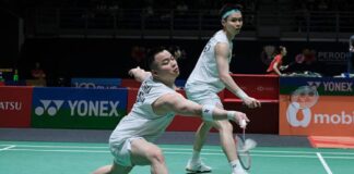 Malaysia badminton stars Aaron Chia-Soh Wooi Yik advance to the semi-finals of the 2026 Malaysia Masters at Arena Unifi Bukit Jalil. (Photo: AFP)