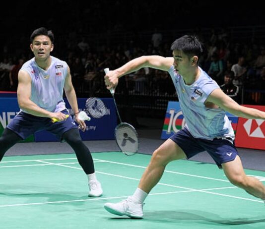 Malaysia men's doubles pair Goh Sze Fei-Nur Izzuddin carry Malaysia’s hope in the 2026 Malaysia Masters final. (Photo: AFP)
