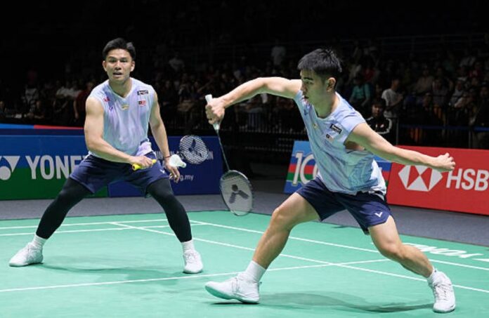Malaysia men's doubles pair Goh Sze Fei-Nur Izzuddin carry Malaysia’s hope in the 2026 Malaysia Masters final. (Photo: AFP)