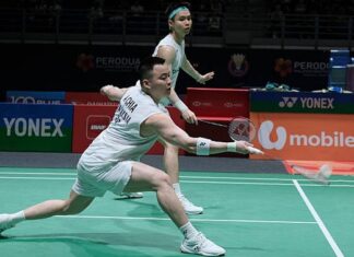 Malaysia badminton stars Aaron Chia and Soh Wooi Yik prepare for their Singapore Open 2026 title defense as they target another major men’s doubles championship. (Photo: AFP)