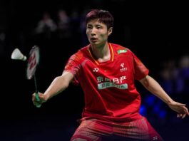 Shi Yuqi powers China into the 2026 Thomas Cup final with a commanding semifinal performance. (Photo: AFP)