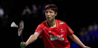 Shi Yuqi powers China into the 2026 Thomas Cup final with a commanding semifinal performance. (Photo: AFP)