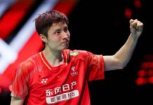 China badminton star Shi Yuqi shares how discipline, mental growth, and years of training shaped his career despite not seeing himself as a natural talent. (Photo: AFP)
