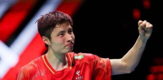 China badminton star Shi Yuqi shares how discipline, mental growth, and years of training shaped his career despite not seeing himself as a natural talent. (Photo: AFP)