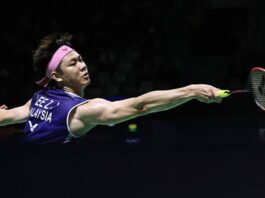 Lee Zii Jia exits in the first round of the 2026 Australia Open badminton tournament in Sydney. (Photo: AFP)