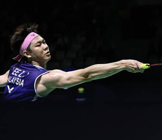 Lee Zii Jia exits in the first round of the 2026 Australia Open badminton tournament in Sydney. (Photo: AFP)