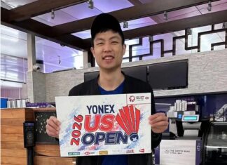Chou Tien Chen departs Taiwan for California ahead of the 2026 US Open badminton tournament. (Photo: Chou Tien Chen's IG)