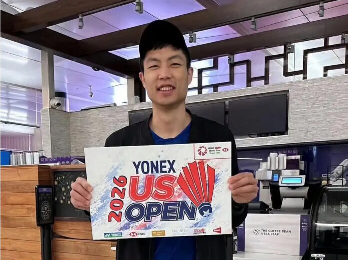 Chou Tien Chen departs Taiwan for California ahead of the 2026 US Open badminton tournament. (Photo: Chou Tien Chen's IG) Chou Tien Chen departs Taiwan for California ahead of the 2026 US Open badminton tournament. (Photo: Chou Tien Chen's IG)