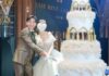 Kento Momota celebrates his wedding with his wife at the same venue where he proposed. (Photo: Kento Momota's IG)