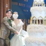 Kento Momota celebrates his wedding with his wife at the same venue where he proposed. (Photo: Kento Momota's IG)