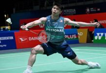 Leong Jun Hao Stuns Kodai Naraoka as Goh Sze Fei-Nur Izzuddin Advance at Indonesia Open Leong Jun Hao defeats Japan’s Kodai Naraoka in the first round of the Indonesia Open badminton tournament in Jakarta. (Photo: AFP)