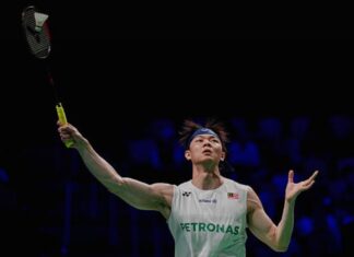 Lee Zii Jia gets ready for the Canada Open badminton tournament, where he will face Kidambi Srikanth in the opening round. (Photo: AFP)