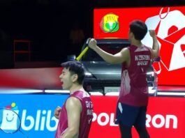 Goh Sze Fei-Nur Izzuddin Beat Kim Won Ho-Seo Seung Jae to Reach Indonesia Open Final Goh Sze Fei and Nur Izzuddin celebrate after defeating Kim Won Ho and Seo Seung Jae to reach the 2026 Indonesia Open badminton men’s doubles final. (Photo: BWF)