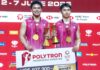 Goh Sze Fei-Nur Izzuddin End Malaysia’s 18-Year Men’s Doubles Wait at Indonesia Open Goh Sze Fei and Nur Izzuddin Rumsani pose with their trophy after winning the 2026 Indonesia Open badminton men’s doubles title in Jakarta. (Photo: BWF)