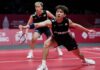 Man Wei Chong (R) will make his Japan Open badminton debut with new men’s doubles partner Soh Wooi Yik. (Photo: AFP)