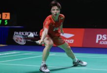Defending champion Shi Yu Qi prepares to lead the men’s singles field at the 2026 BWF World Championships in New Delhi. (Photo: AFP)