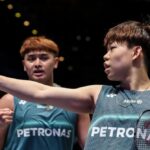 Kang Khai Xing and Aaron Tai upset China’s seventh seeds Chen Bo Yang and Liu Yi at the first round of 2026 Japan Open. (Photo: BAM)