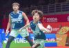 Kang Khai Xing-Aaron Tai, Goh Sze Fei-Nur Izzuddin and Jimmy Wong-Cheng Su Yin Reach Japan Open Quarterfinals Kang Khai Xing and Aaron Tai reach the 2026 Japan Open badminton men’s doubles quarterfinals in Tokyo. (Photo: Bernama)
