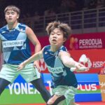 Kang Khai Xing and Aaron Tai reach the 2026 Japan Open badminton men’s doubles quarterfinals in Tokyo. (Photo: Bernama)
