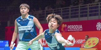 Kang Khai Xing and Aaron Tai reach the 2026 Japan Open badminton men’s doubles quarterfinals in Tokyo. (Photo: Bernama)