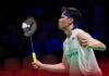 Lee Zii Jia advances at the Canada Open badminton tournament after Kidambi Srikanth retires in the first round. (Photo: AFP)