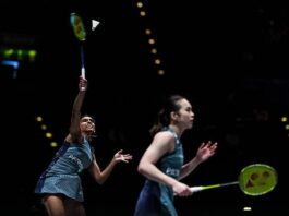 Pearly Tan and Thinaah Muralitharan reach the China Open badminton women’s doubles quarterfinals in Changzhou. (Photo: AFP)