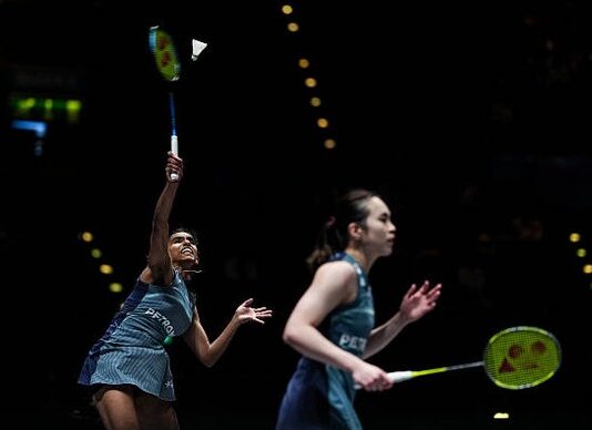 Pearly Tan and Thinaah Muralitharan reach the China Open badminton women’s doubles quarterfinals in Changzhou. (Photo: AFP)