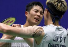 Chou Tien Chen Beats Lin Chun-Yi to Reach China Open Final Against Toma Junior Popov Chou Tien Chen shakes hands with Lin Chun-Yi after defeating his compatriot in the 2026 China Open badminton semifinals. (Photo: AFP)