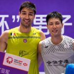 Chou Tien Chen Makes History With China Open Title at Age 36 Chou Tien Chen shares the podium with Toma Junior Popov during the 2026 China Open men’s singles awards ceremony.