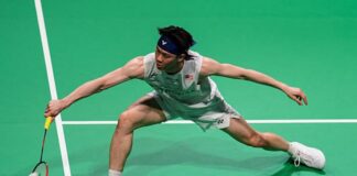 Lee Zii Jia advances to the Canada Open badminton quarterfinals after defeating Liao Jhuo-Fu in the men’s singles second round. (Photo: AFP)