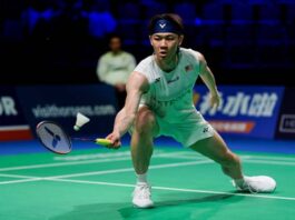Lee Zii Jia advances to the second round of the Taipei Open badminton tournament after defeating Liao Jhuo-Fu. (Photo: AFP)