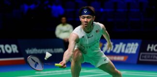 Lee Zii Jia advances to the second round of the Taipei Open badminton tournament after defeating Liao Jhuo-Fu. (Photo: AFP)