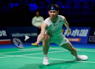 Lee Zii Jia advances to the second round of the Taipei Open badminton tournament after defeating Liao Jhuo-Fu. (Photo: AFP)