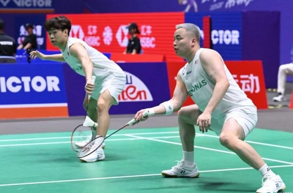 Aaron Chia and Aaron Tai advance to the men’s doubles quarterfinals at the Taipei Open badminton tournament. (Photo: China Open) Aaron Chia and Aaron Tai advance to the men’s doubles quarterfinals at the Taipei Open badminton tournament. (Photo: China Open)