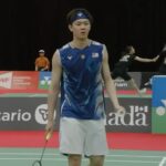 Lee Zii Jia loses to Riki Takei during the Canada Open badminton men’s singles semifinals. (Photo: BWF)