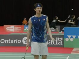 Lee Zii Jia Falls to Riki Takei as Japan Sets Up All-Japanese Canada Open Final Lee Zii Jia loses to Riki Takei during the Canada Open badminton men’s singles semifinals. (Photo: BWF)