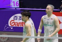 Aaron Chia-Aaron Tai and Pearly Tan-Thinaah Muralitharan Reach Taipei Open Semifinals Aaron Chia and Aaron Tai compete reach Taipei Open semifinals. (Photo: AFP)