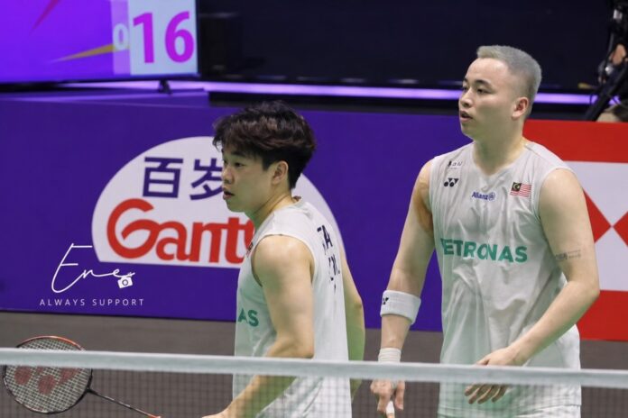 Aaron Chia and Aaron Tai compete reach Taipei Open semifinals. (Photo: AFP)