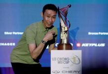 Lee Chong Wei Cup Officially Launched With Gold-Plated Trophy and RM100,000 Prize Pool Congratulations to Lee Chong Wei on the launch of the Lee Chong Wei Cup, with best wishes for a successful inaugural tournament that inspires the next generation of badminton players. (Photo: Bernama)