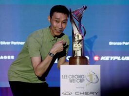 Lee Chong Wei Cup Officially Launched With Gold-Plated Trophy and RM100,000 Prize Pool Congratulations to Lee Chong Wei on the launch of the Lee Chong Wei Cup, with best wishes for a successful inaugural tournament that inspires the next generation of badminton players. (Photo: Bernama)